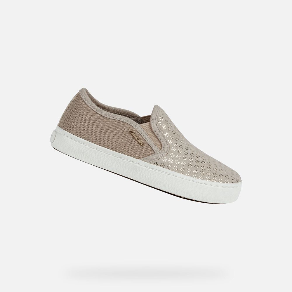 Geox Kiz Çocuk Spor Ayakkabı Bej Rengi - Kilwi - XLB-956870